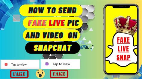 how to send a fake live video.